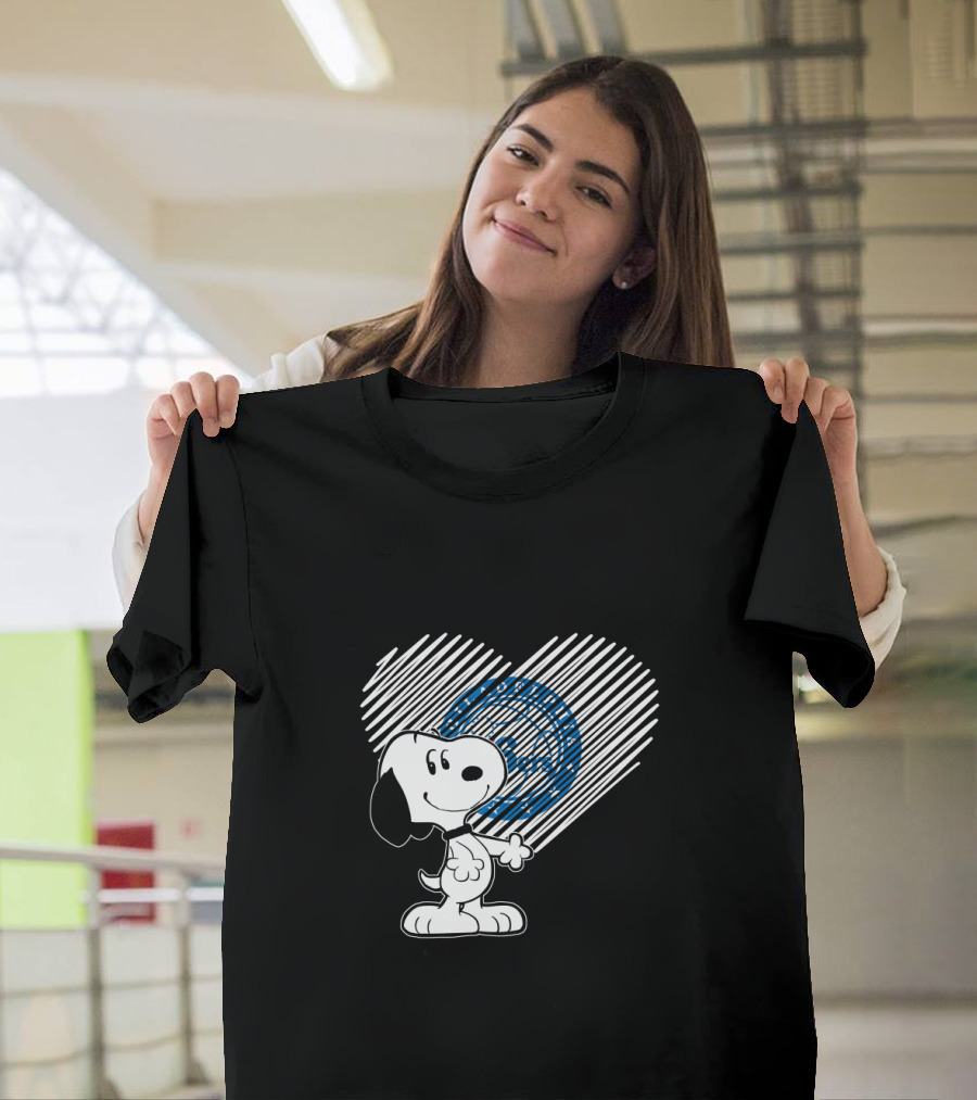 Snoopy Heart Philadelphia 76ers For Fans T-Shirt