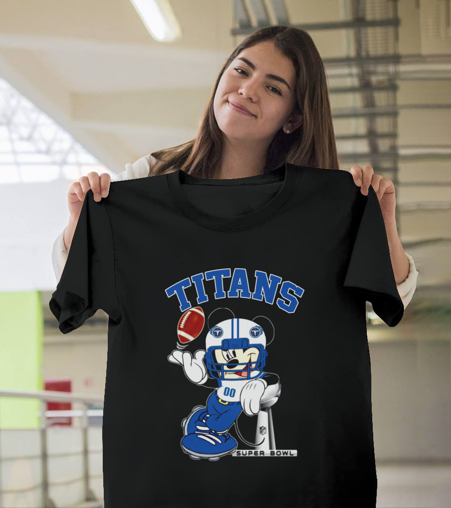 Titans Mickey Nfl Super Bowl T-Shirt