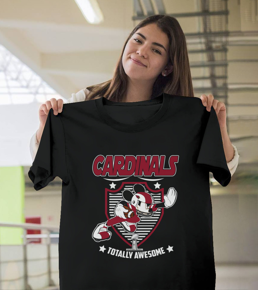Cardinals Totally Awesome Mickey Football Stars T-Shirt
