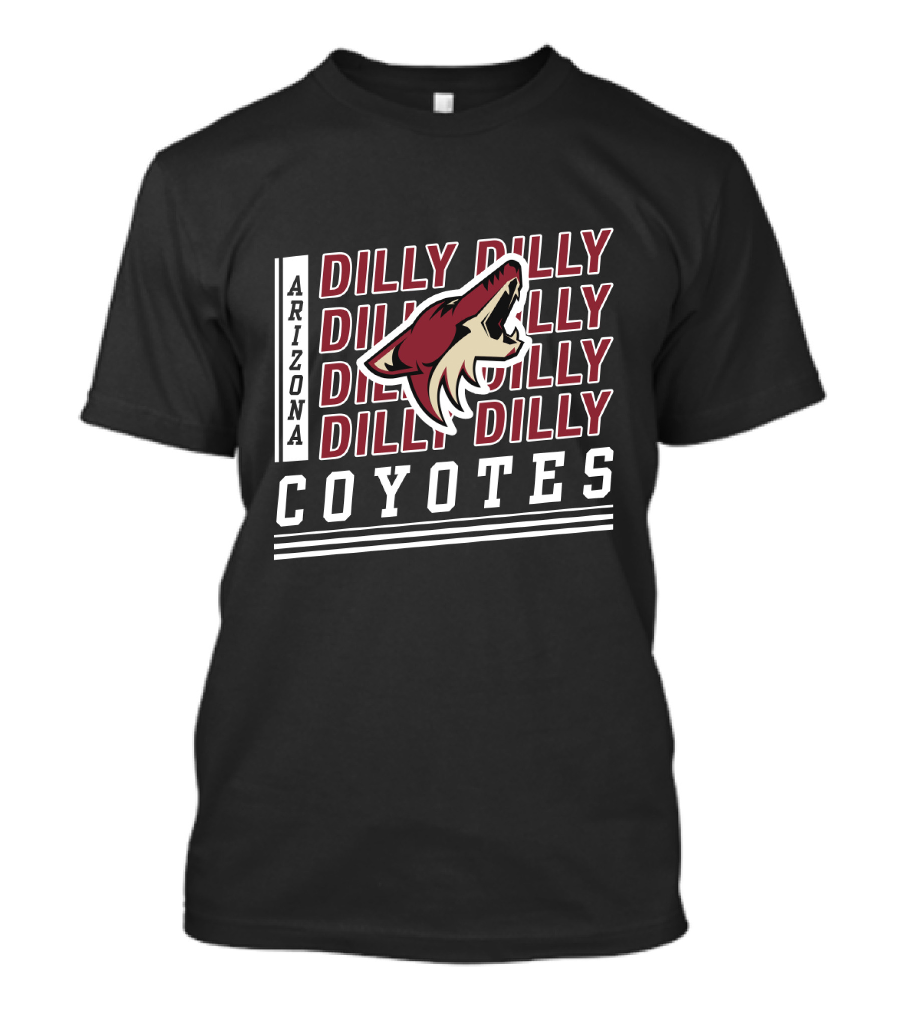 Arizona Coyotes Dilly Dilly Hockey Team Logo Fan Celebration T-Shirt
