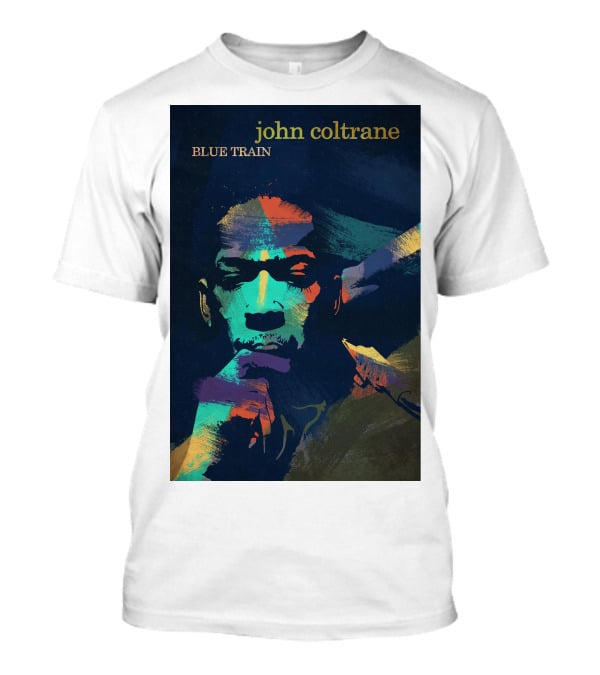 John Coltrane Blue Train Colorful Jazz Music Legend T-Shirt