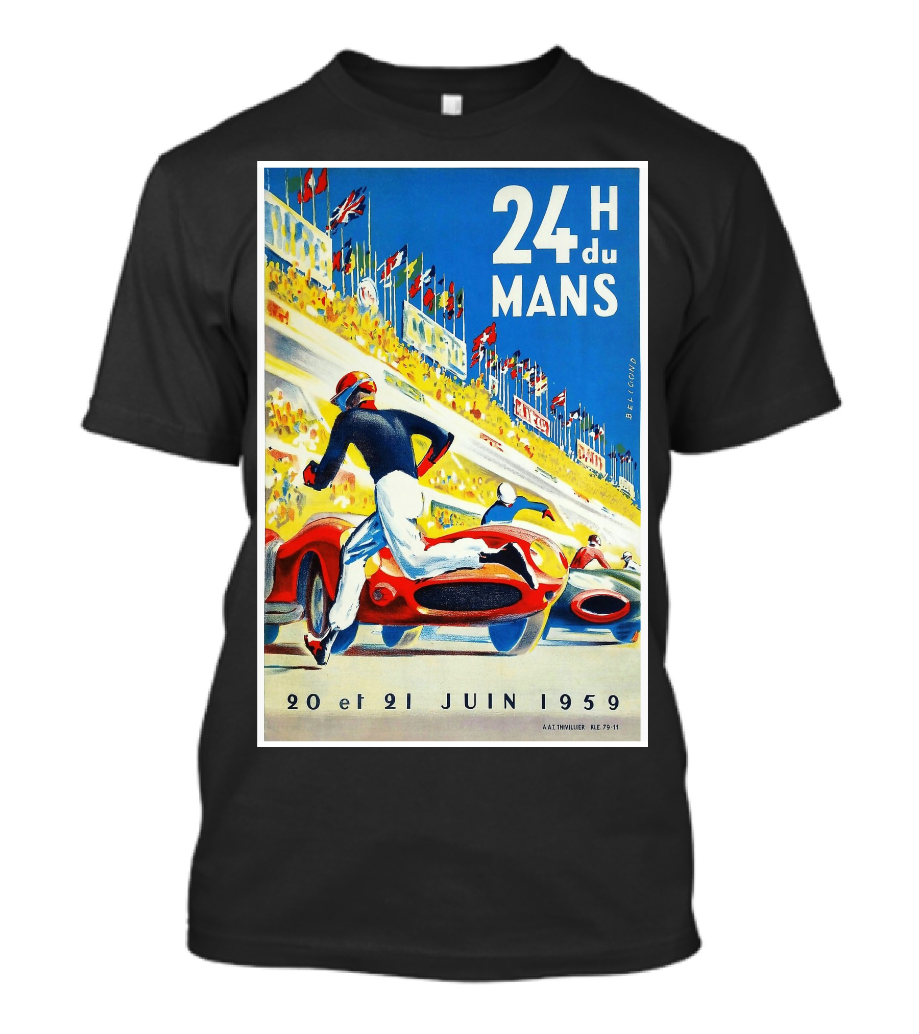 24 Heures Du Mans 20 Et 21 Juin 1959 Racing Event T-Shirt