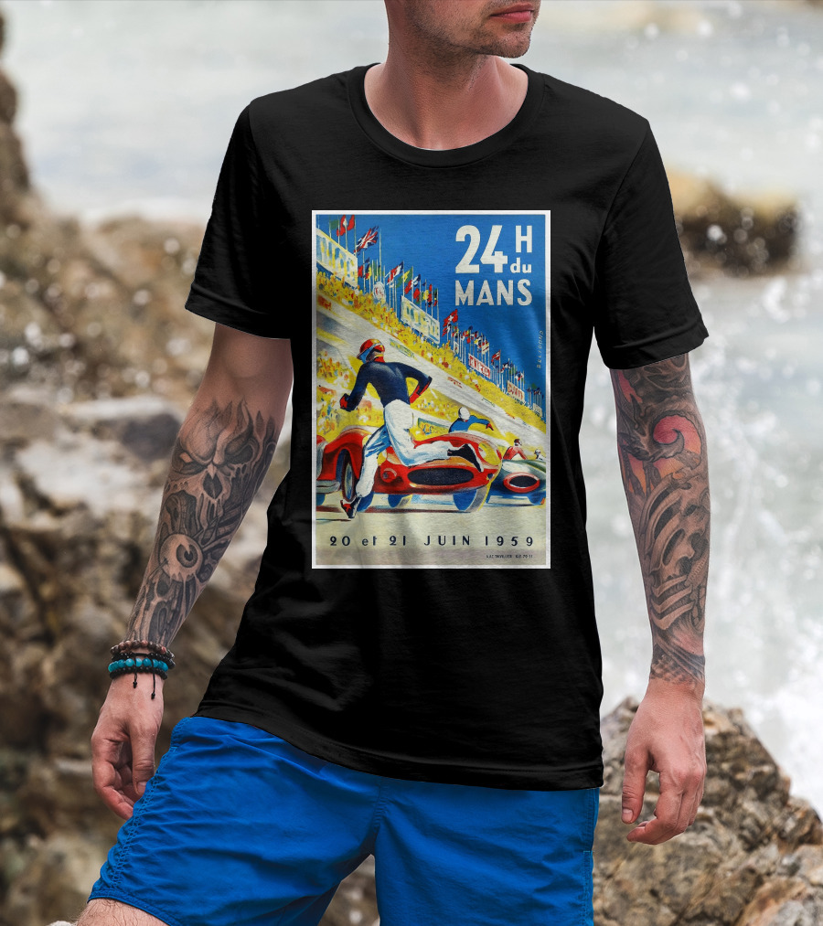 24 Heures Du Mans 20 Et 21 Juin 1959 Racing Event T-Shirt