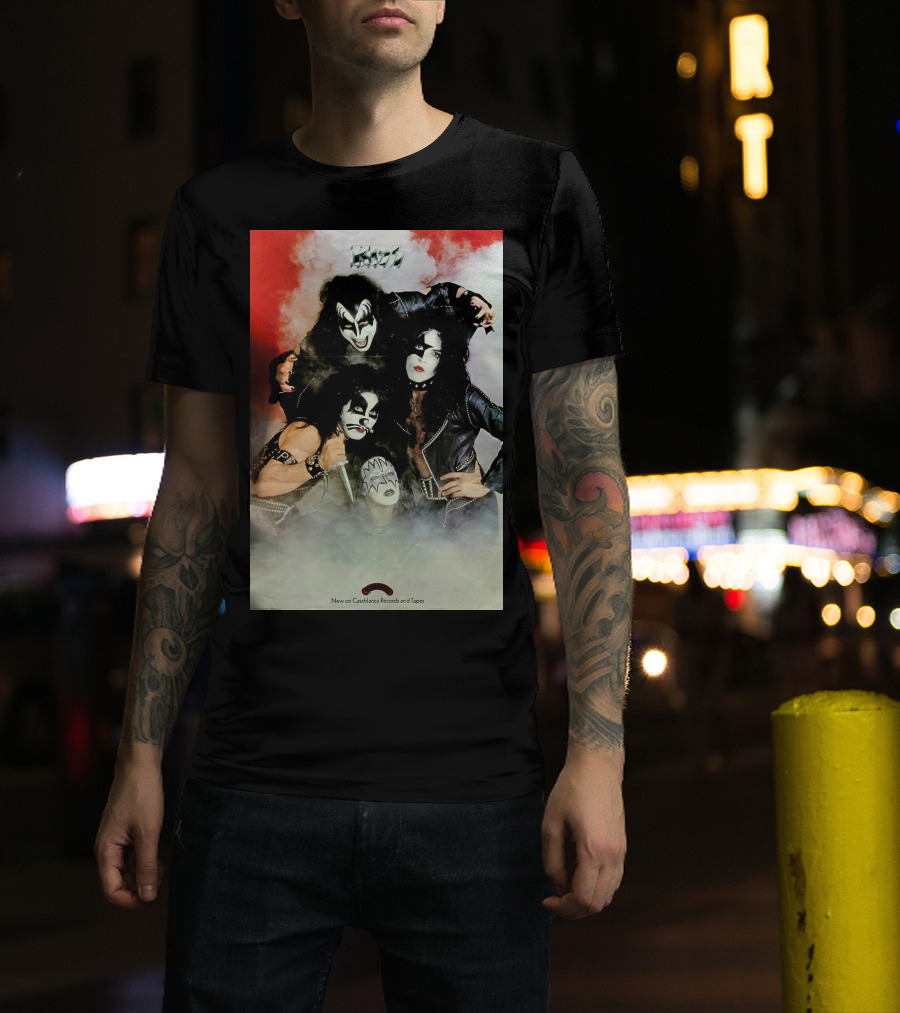 Kiss Band New On Casablanca Records And Tapes T-Shirt