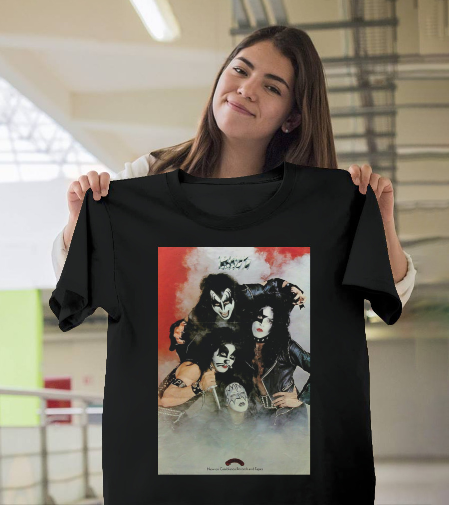 Kiss Band New on Casablanca Records and Tapes T-Shirt
