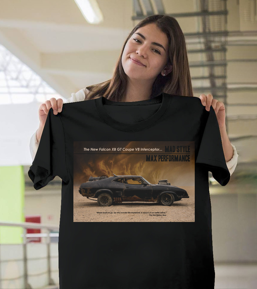 The New Falcon XB GT Coupe V8 Interceptor Mad Style Max Performance T-Shirt