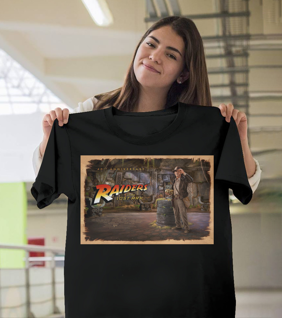 Raiders of the Lost Ark 40th Anniversary Indiana Jones T-Shirt