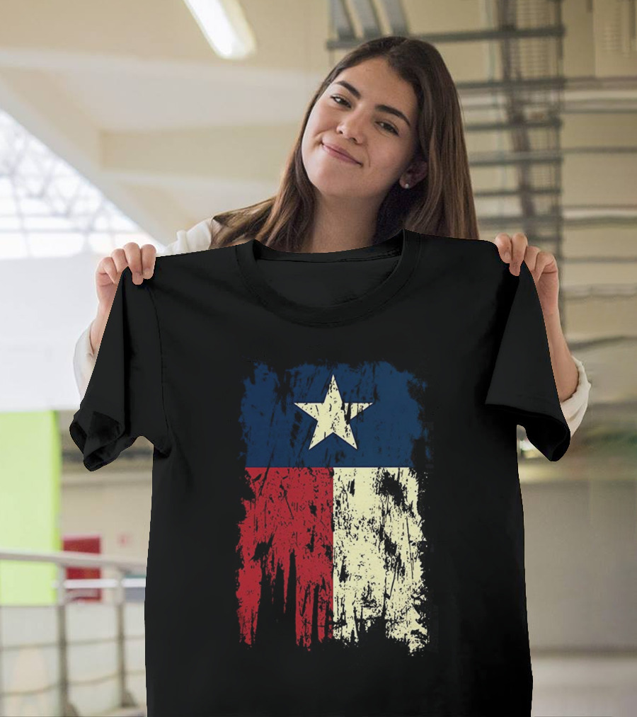 Texas Independence Day Lone Star Flag T-Shirt