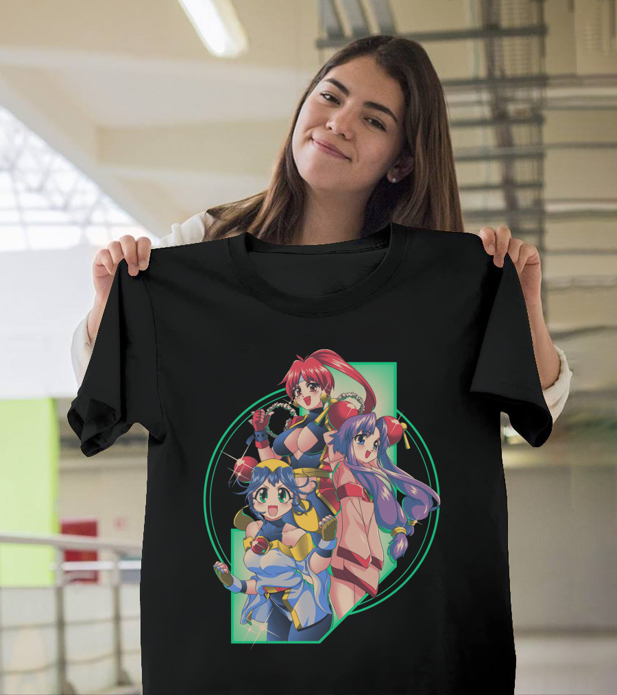 Robot Hearts Anime Trio Warriors T-Shirt