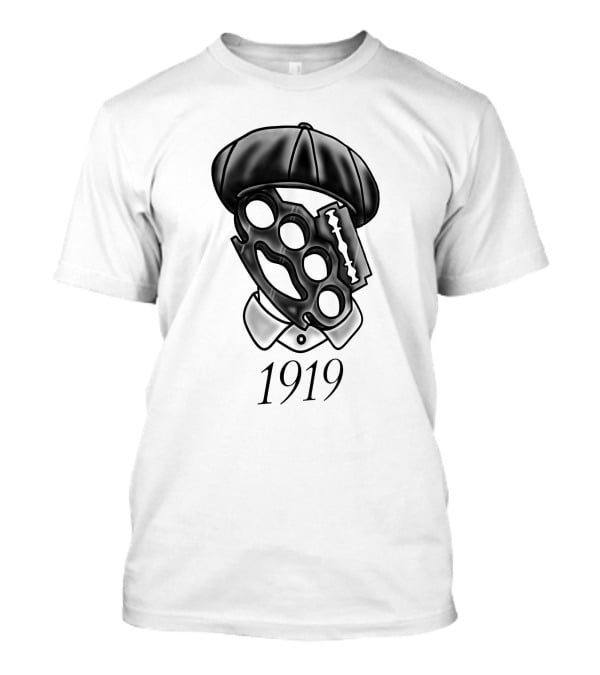 Peaky Blinders Shelby 1919 Razor Blade And Brass Knuckles T-Shirt