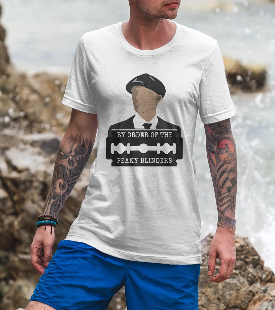 By Order Of The Peaky Blinders Razor Blade Hat T-Shirt