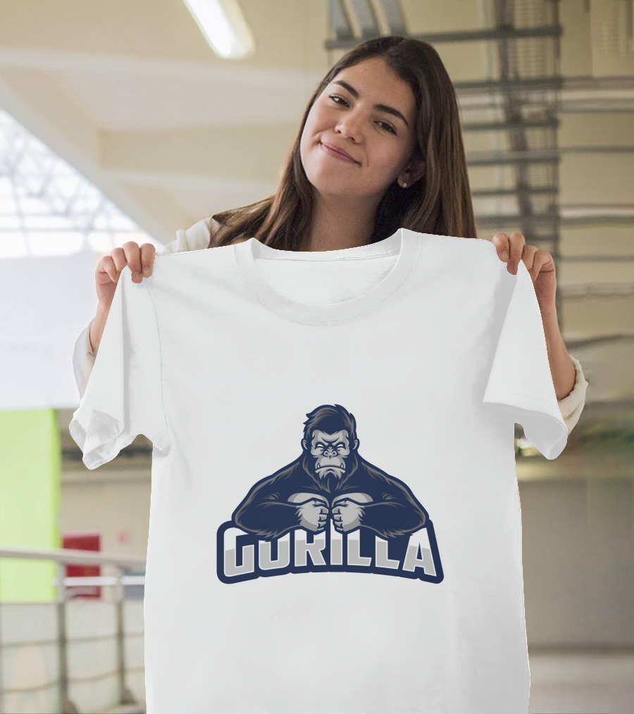 Gorilla Logo Strong Powerful T-Shirt