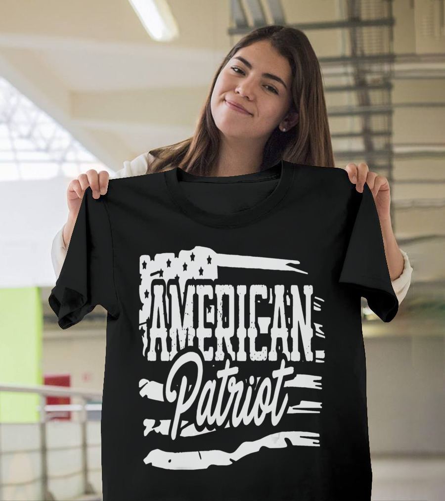 American Flag Patriot USA Decor Party American Patriotic Party T-Shirt