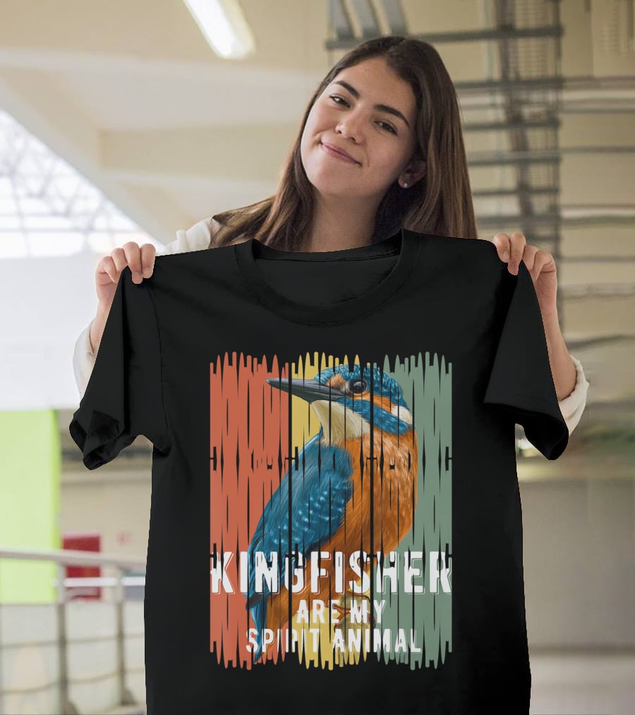 Kingfisher Are My Spirit Animal T-Shirt