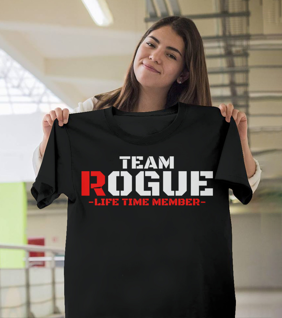 Team Rogue Life Time Member Military Style Gym Fitness Workout Training Patriotic USA T-Shirt