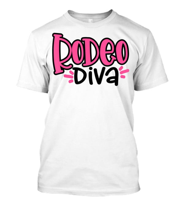 Rodeo Diva Country Cowgirl Princess Girls Western T-Shirt