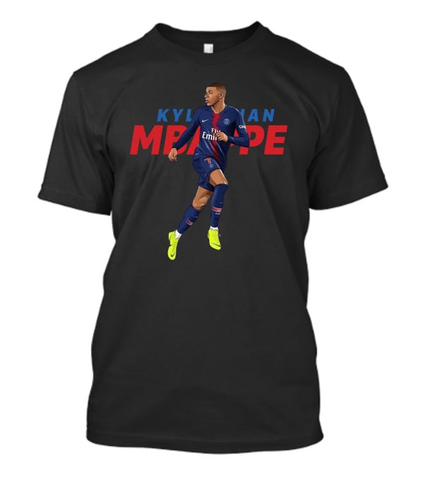 Kylian Mbappe Paris Saint-Germain Fly Emirates Player Action T-Shirt