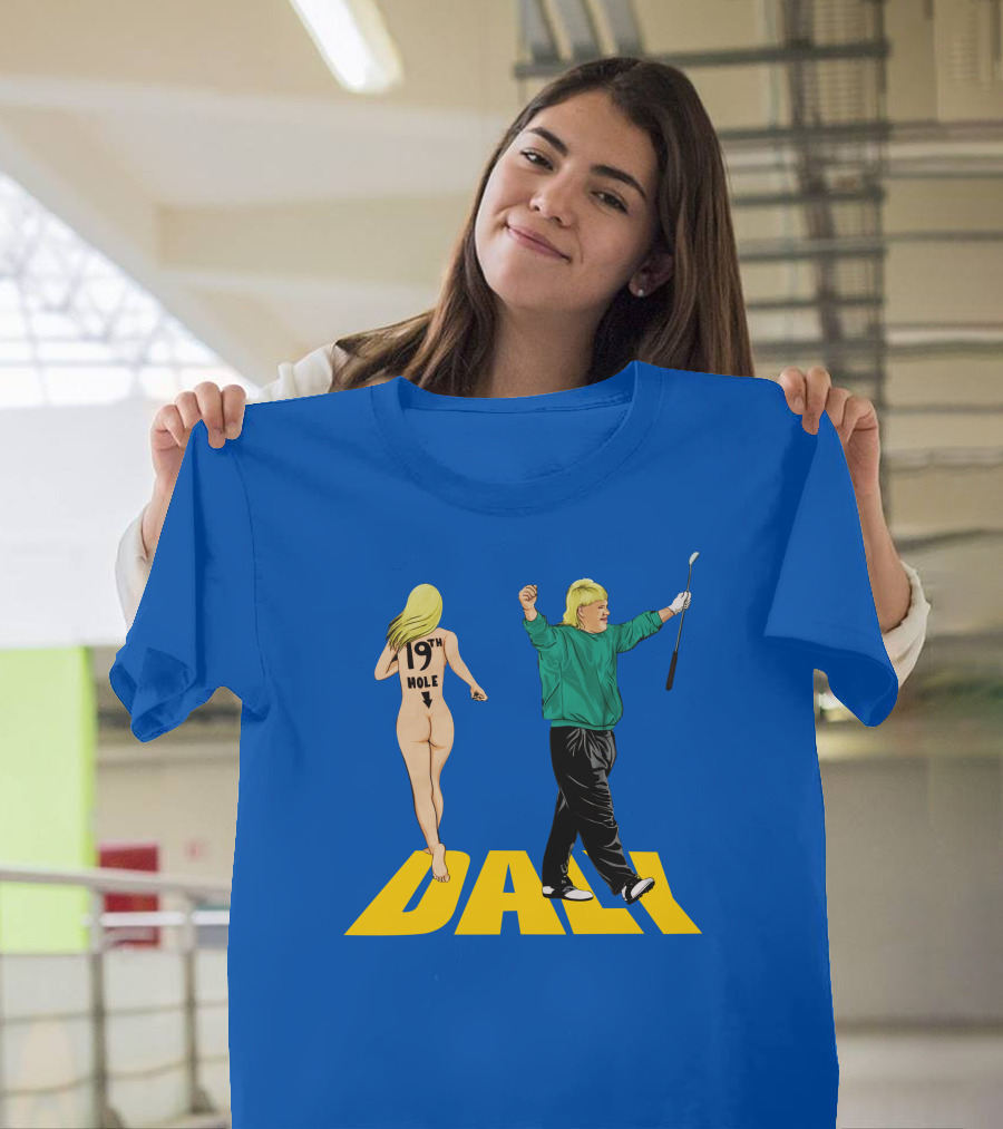 John Daly 19Th Hole Celebratory Pose with Golf Club T-Shirt