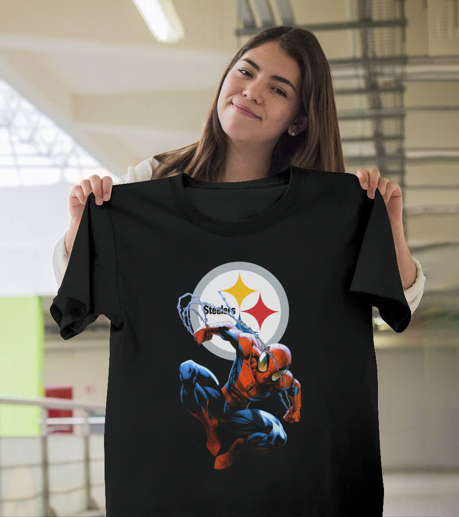 Spider-Man Steelers Fan 15 T-Shirt