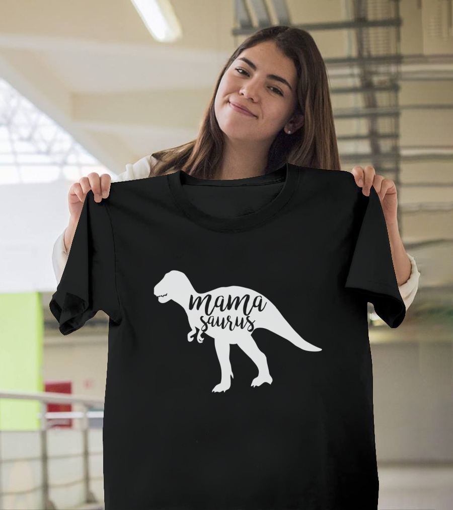 Mama Saurus Dinosaur Mother's Day T-Rex T-Shirt
