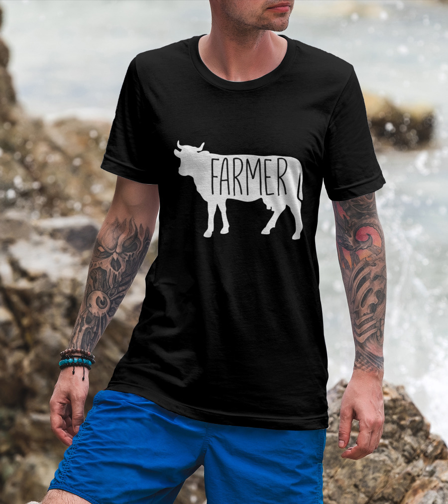 Farmer Cow T-Shirt