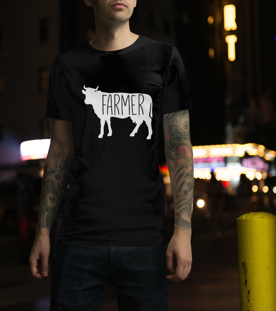 Farmer Cow T-Shirt