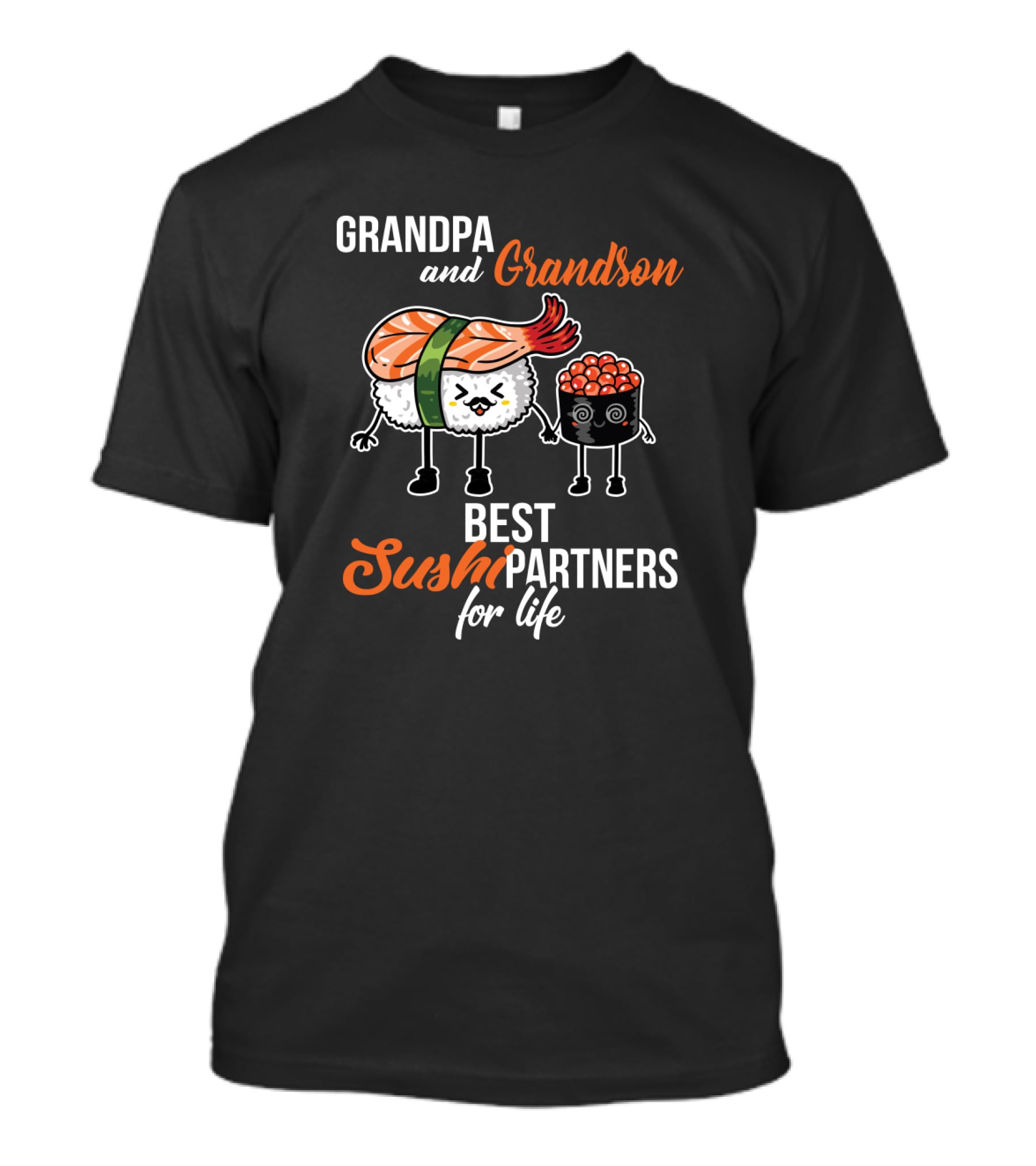 Grandpa And Grandson Best Sushi Partners For Life T-Shirt