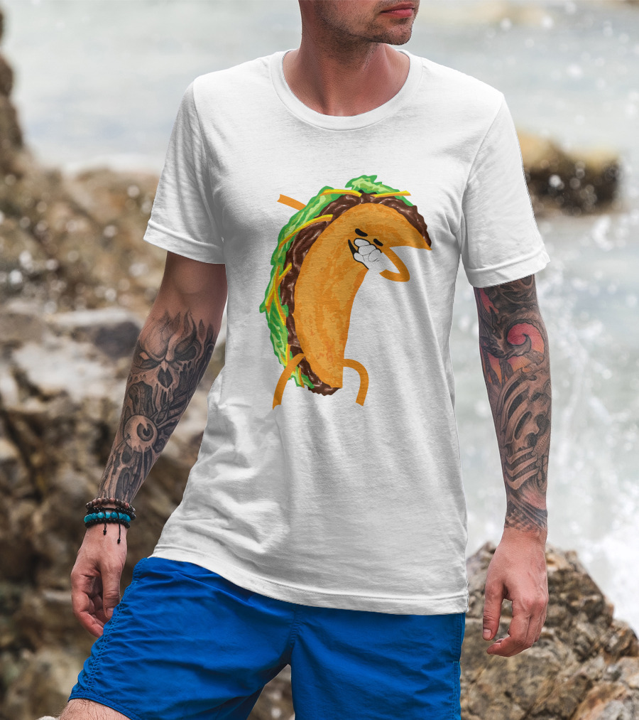 Tacos Tacos Tacos Tacos Dancing Taco Character T-Shirt