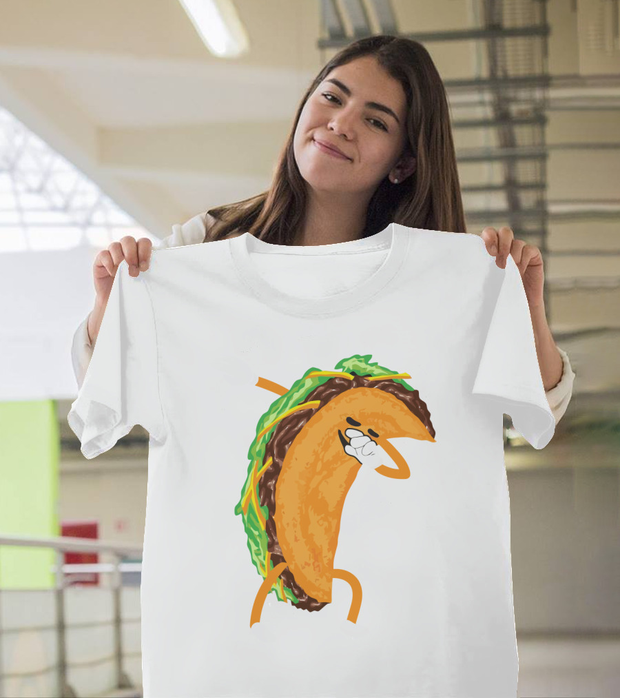 Tacos Tacos Tacos Tacos Dancing Taco Character T-Shirt