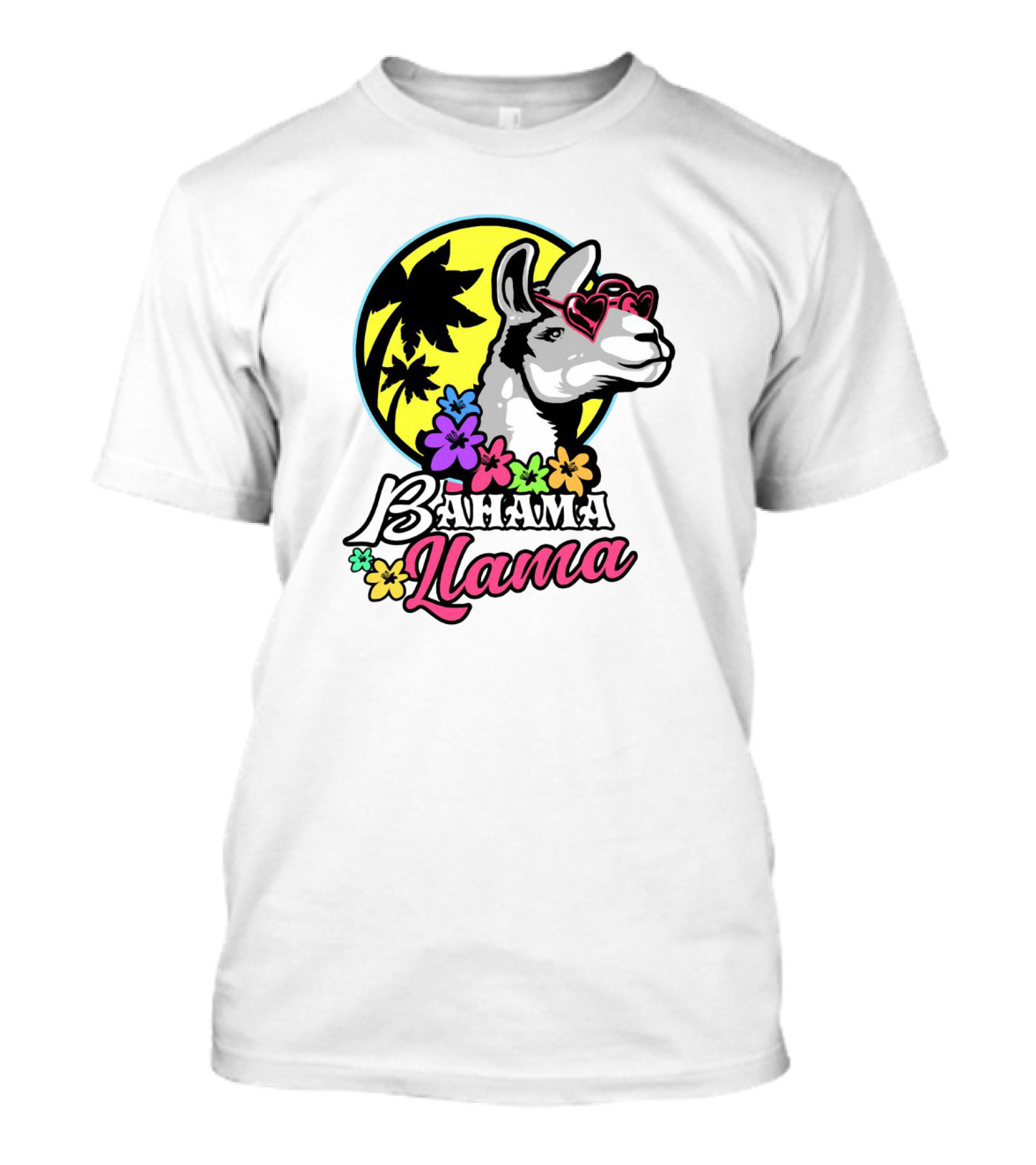 Bahama Llama Drama Alpaca America Spit T-Shirt