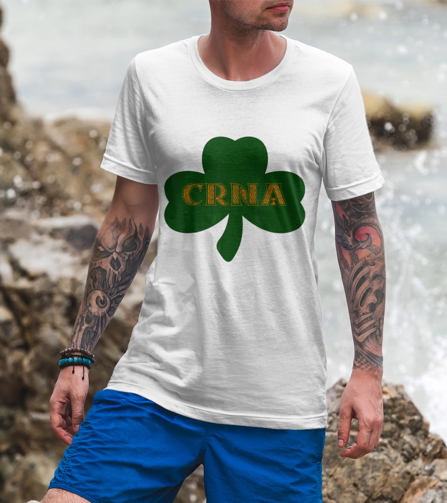Shamrock CRNA St. Patrick's Day Irish Celtic T-Shirt