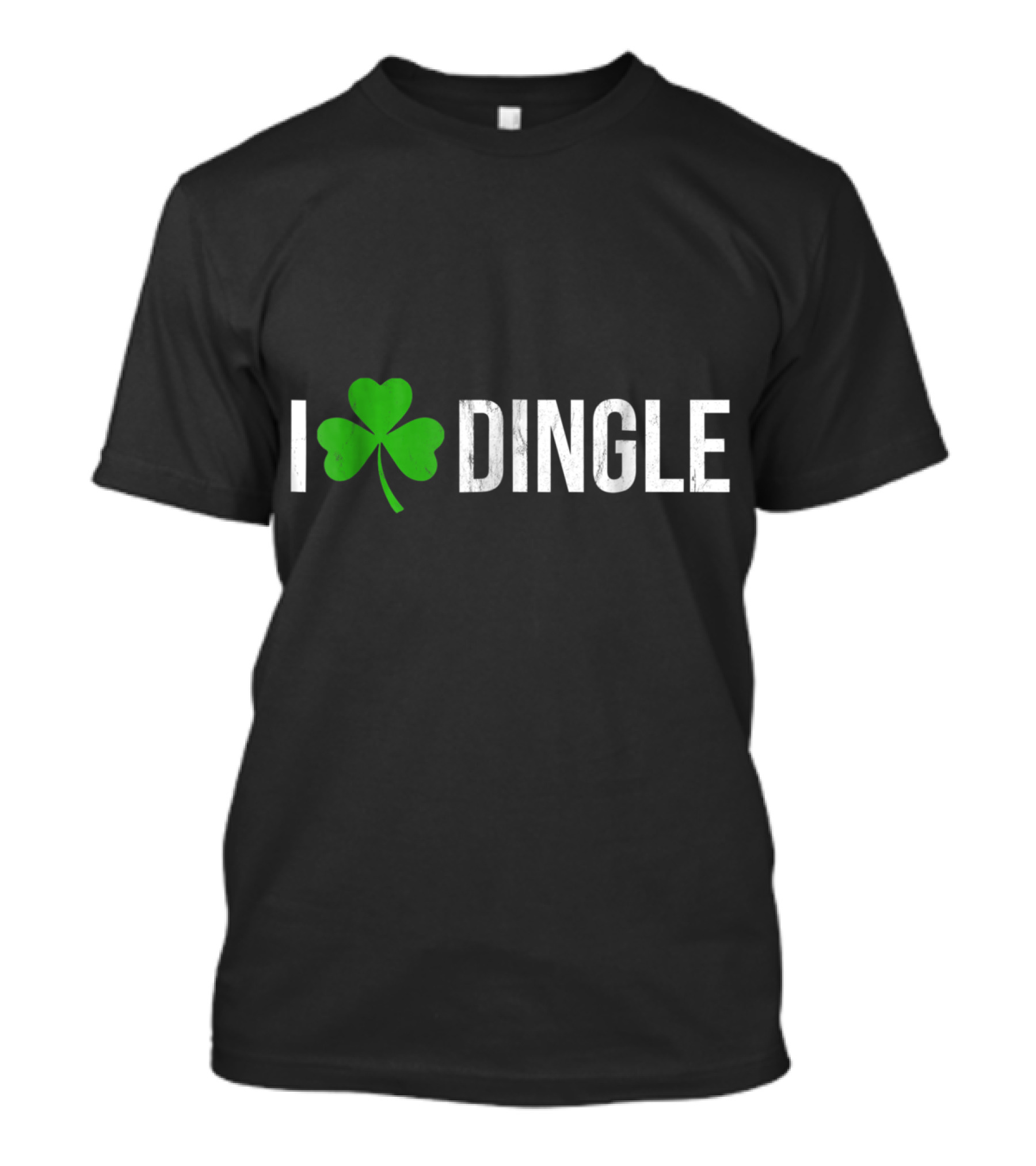 I Shamrock Dingle Ireland Irish Shamrock Heart T-Shirt