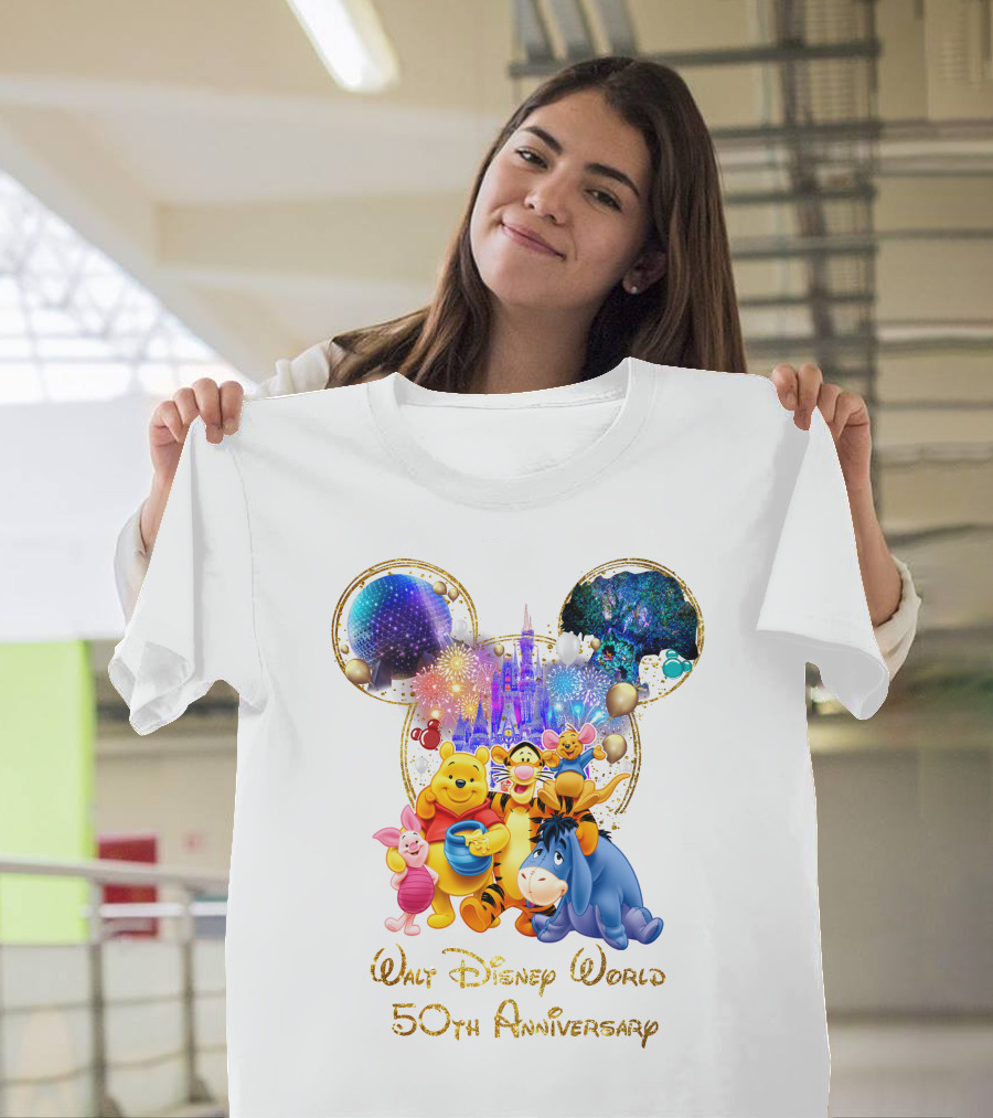Walt Disney World 50th Anniversary Winnie the Pooh and Friends T-Shirt