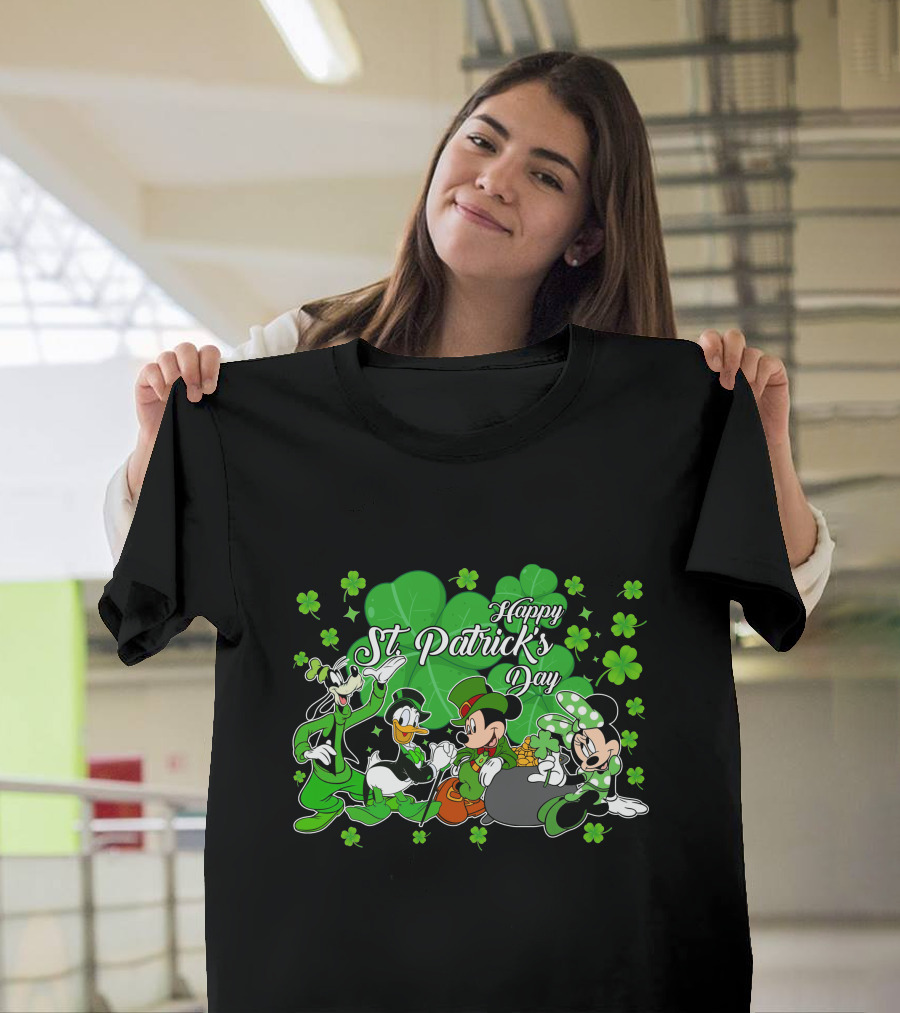 Happy St. Patrick's Day Mickey and Friends T-Shirt