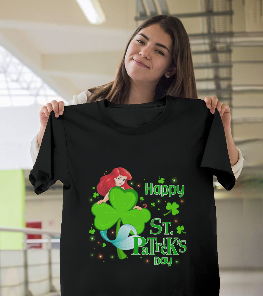 Happy St. Patrick's Day Ariel T-Shirt