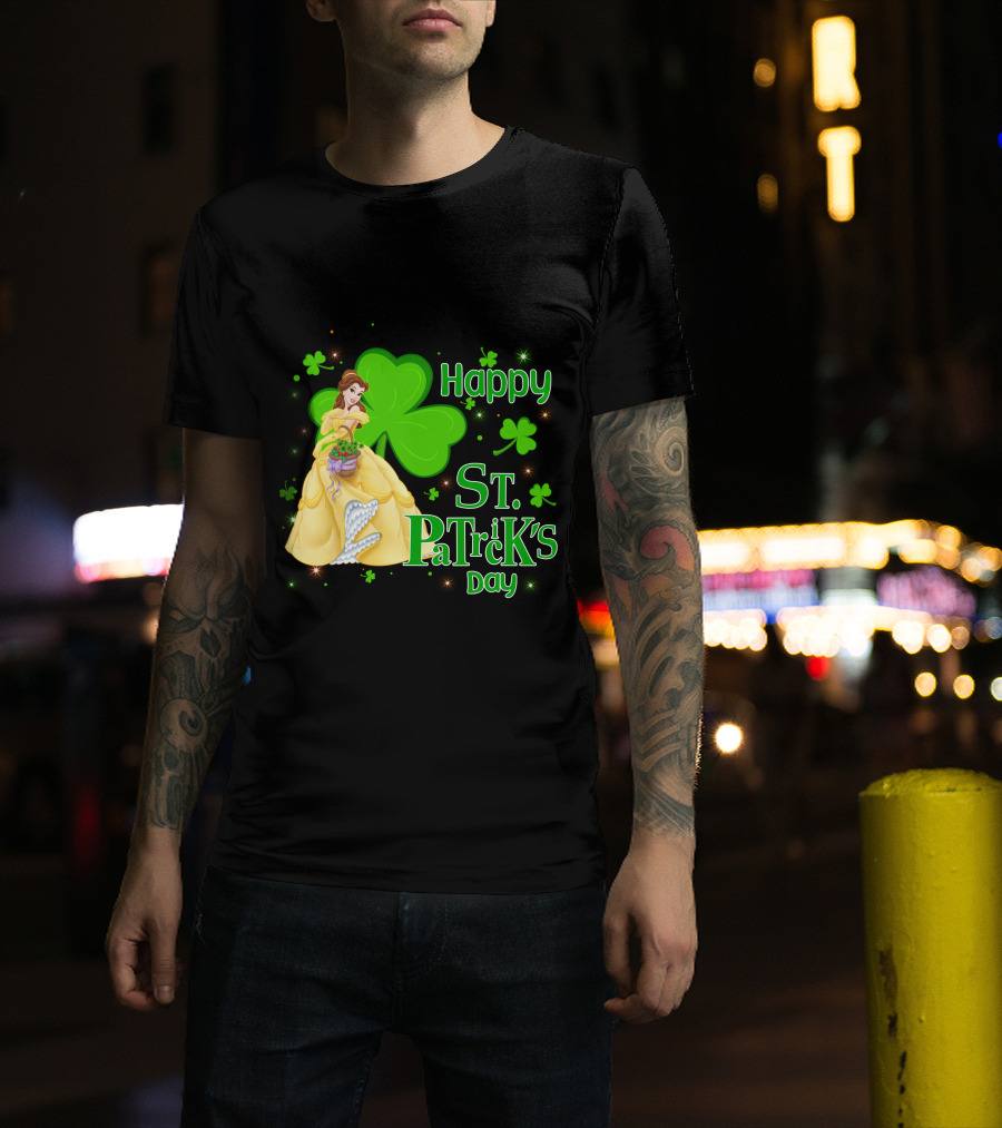 Happy St. Patrick's Day Belle Clover T-Shirt