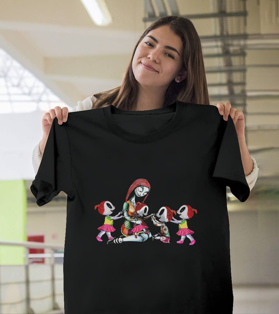 4 Girls Mother Of Nightmares Sally Inspired Motherhood Nightmare передай мне детишек T-Shirt