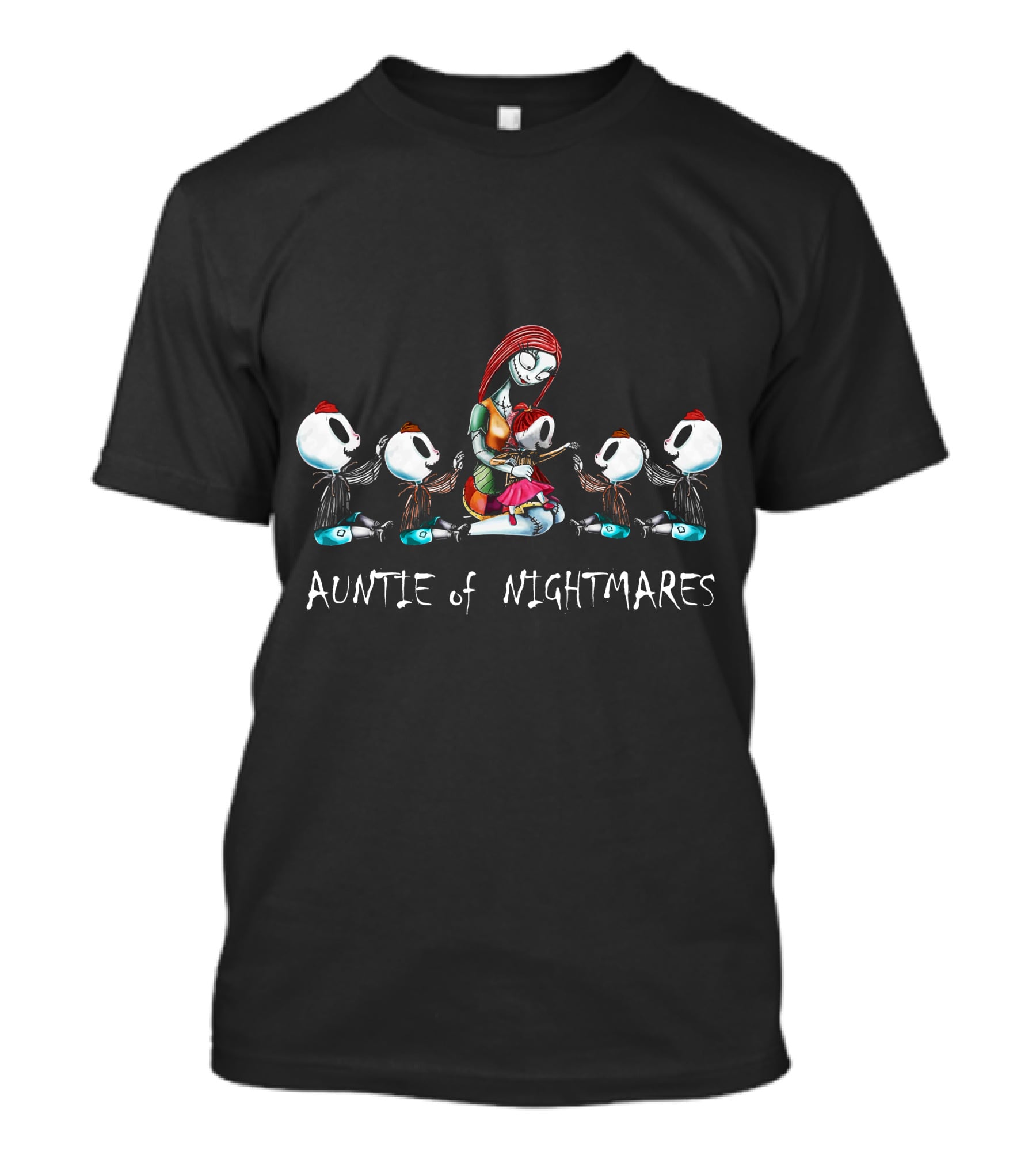 Auntie Of Nightmares With Four Boys One Girl T-Shirt