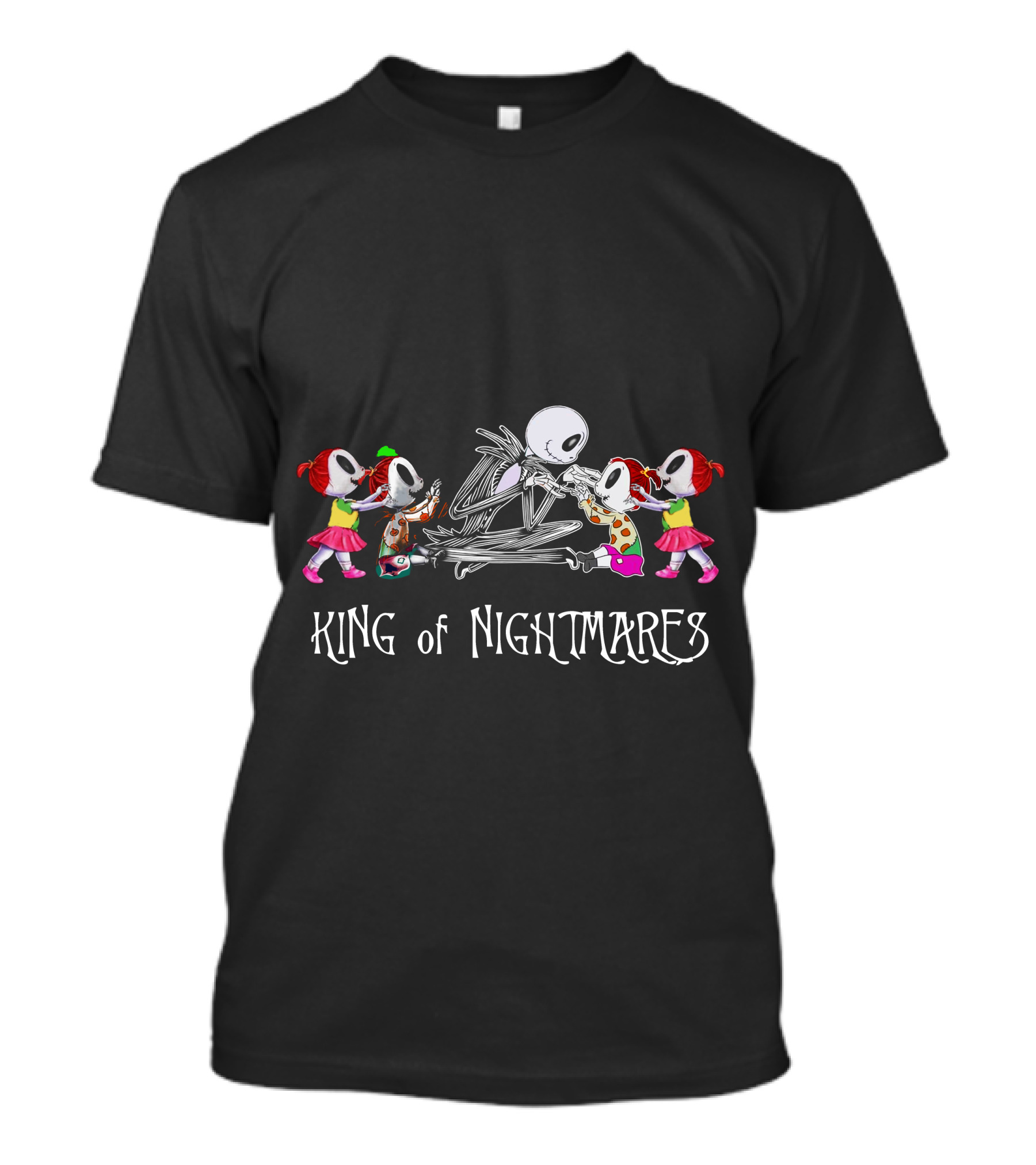 4 Girls And The King Of Nightmares T-Shirt