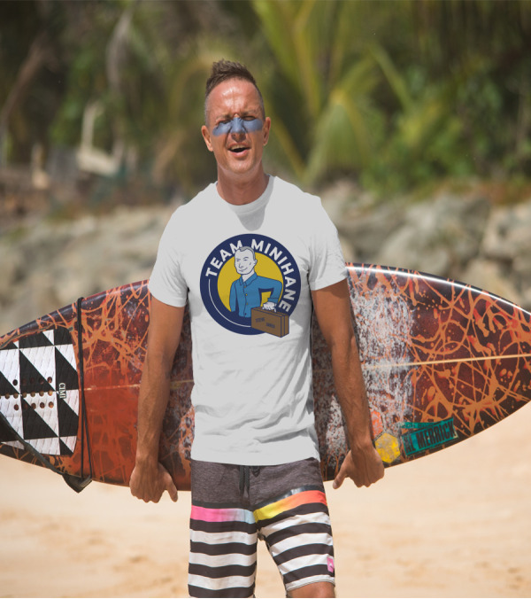 Team Minihane Steve Jared Retro T-Shirt