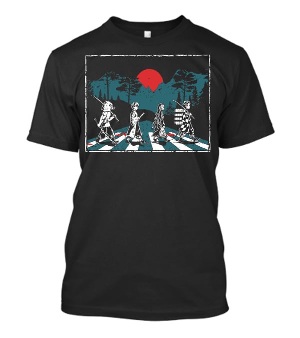 Demon Anime Manga Characters Slayers Moonlit Forest Pathway T-Shirt