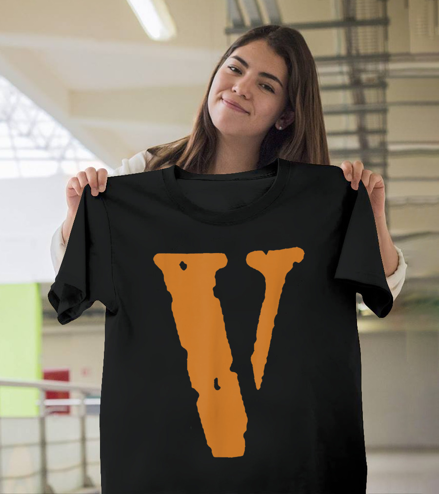 Orange V Icon V.LONE Branding T-Shirt