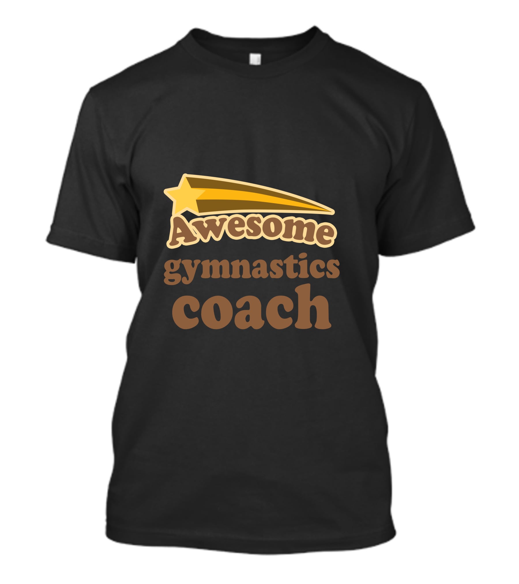 Awesome Gymnastics Coach Starburst Recognition T-Shirt