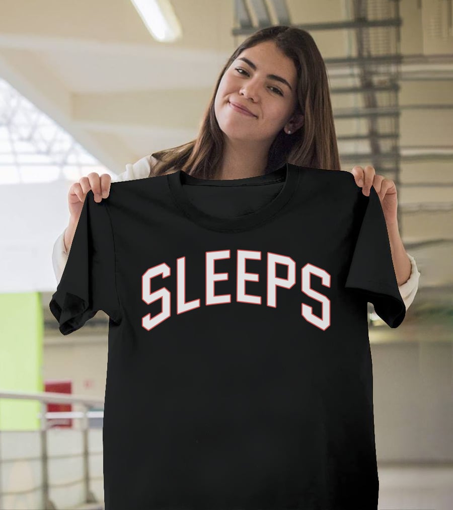 While She Sleeps Merch Sleeps Arch T-Shirt