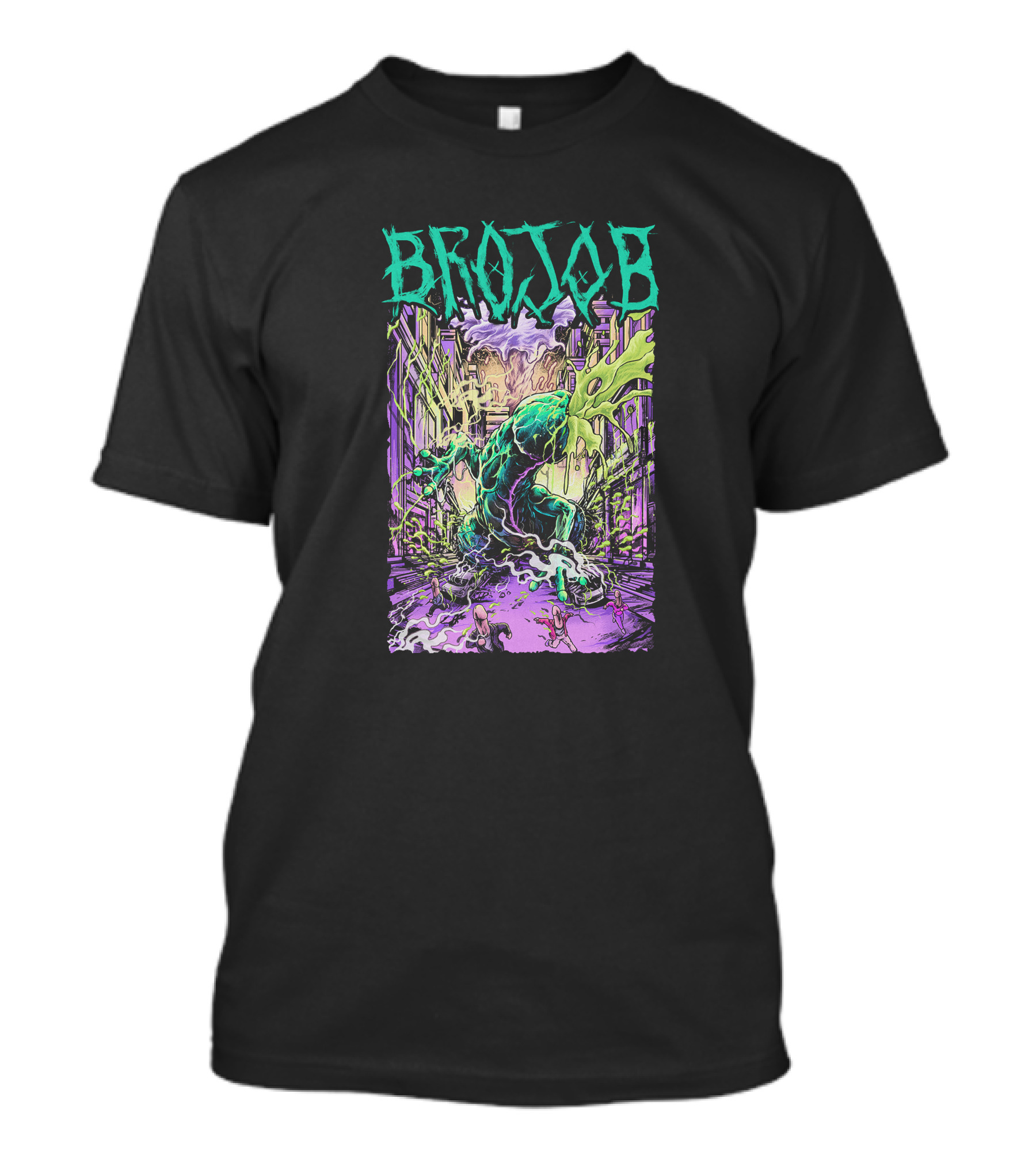 BROJOB Monster Rampage Urban Chaos T-Shirt