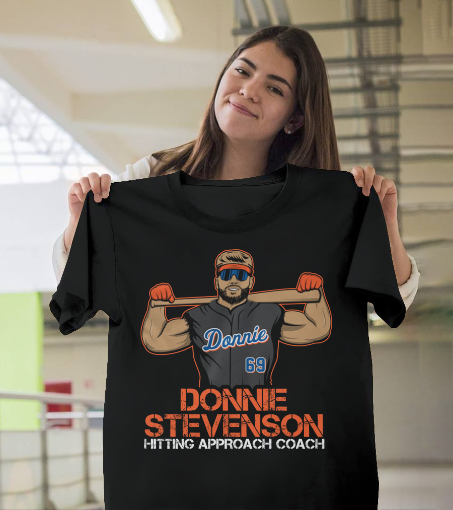 Donnie Stevenson Hitting Approach Coach 69 Jersey Player T-Shirt