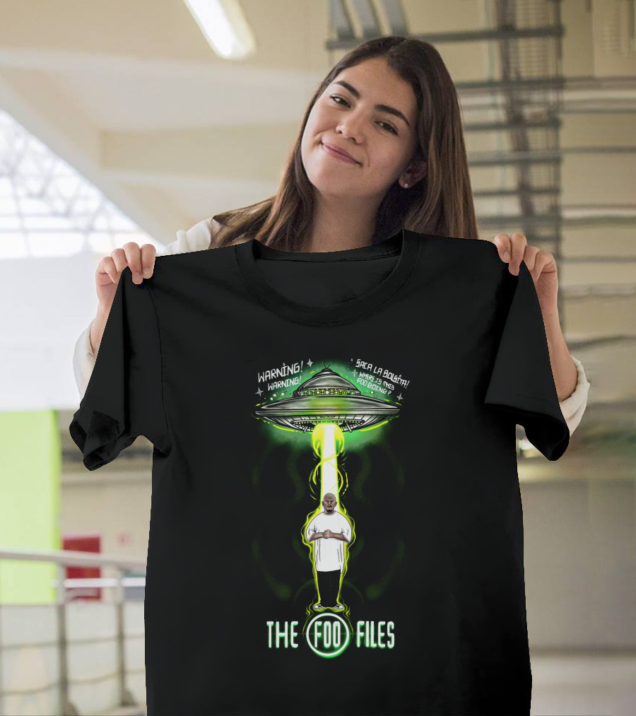 Warning UFO Abduction The Foo Files T-Shirt