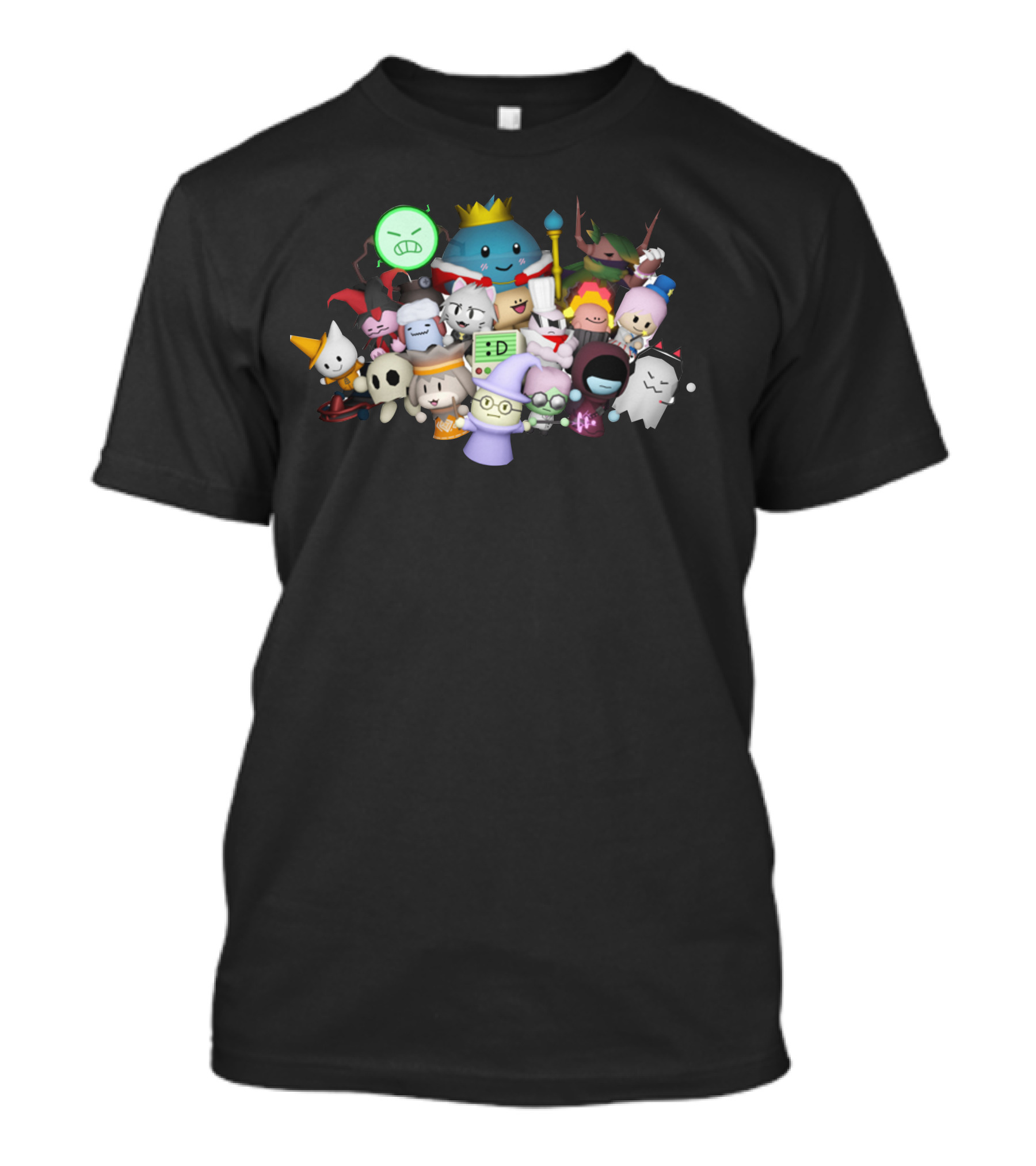Tower Heroes Characters Merchandise T-Shirt
