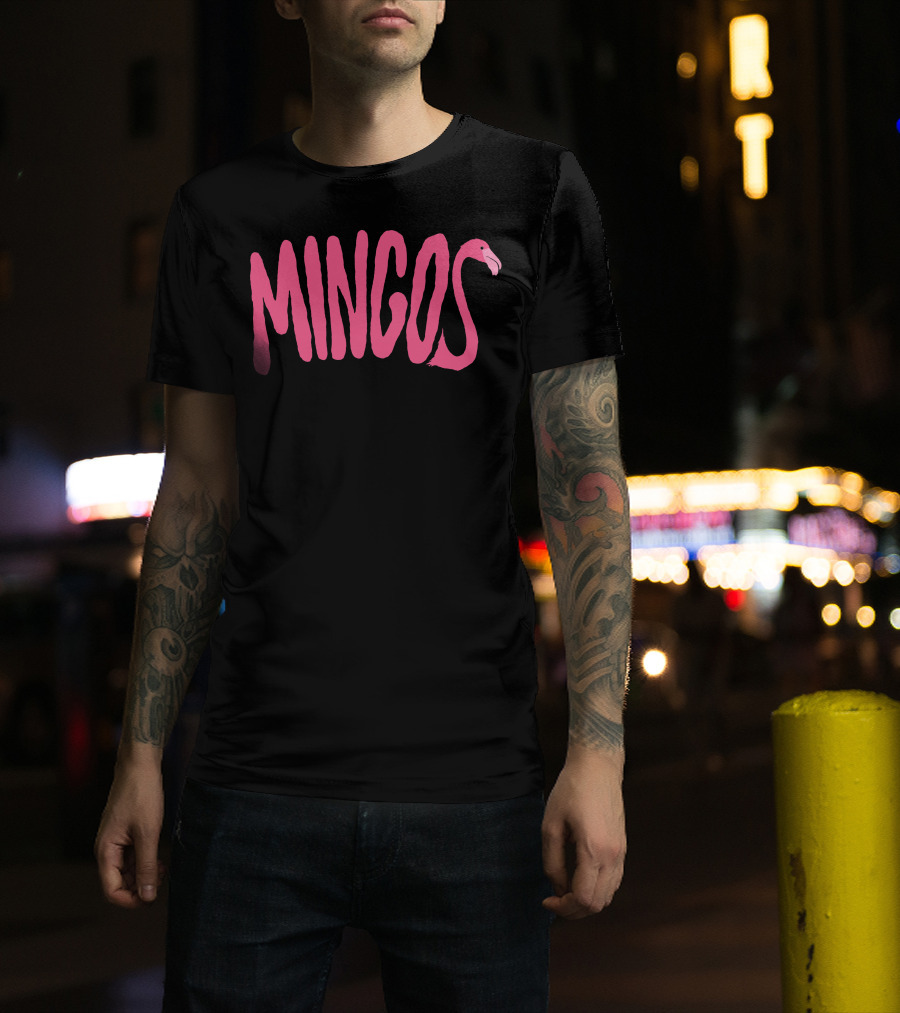 Mingos Text Flamingo T-Shirt