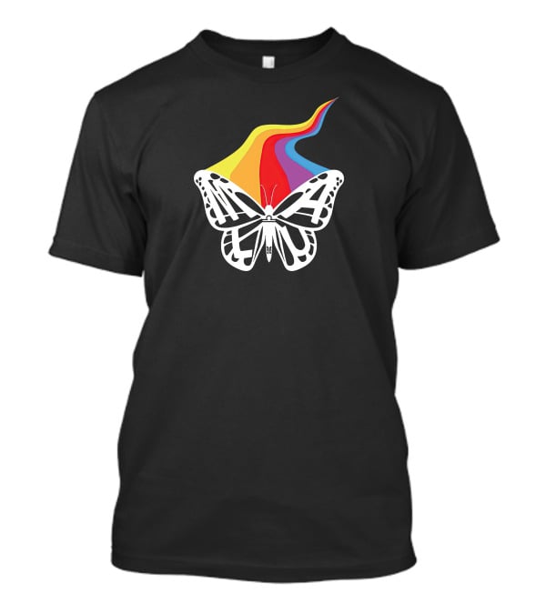 Malu Merch Butterfly Rainbow T-Shirt